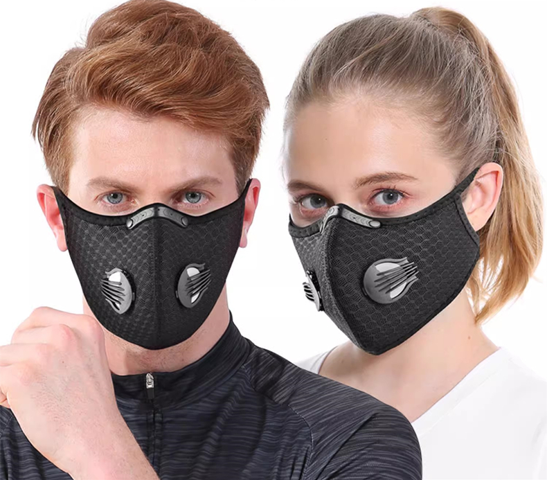 Anti Pollution Mask - 사이클용 마스크, 스포츠용, 세탁 가능, 재사용