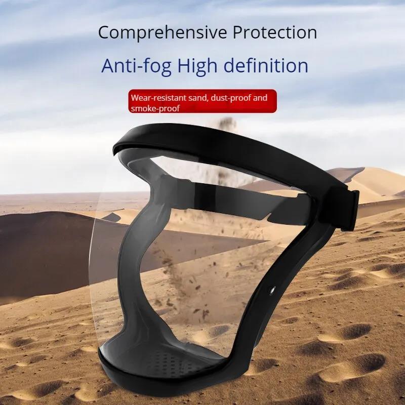 투명한 풀 페이스쉴드 재사용 가능한 방진 김서림 방지  - Anti Pollution Mask 리뷰 및 가격